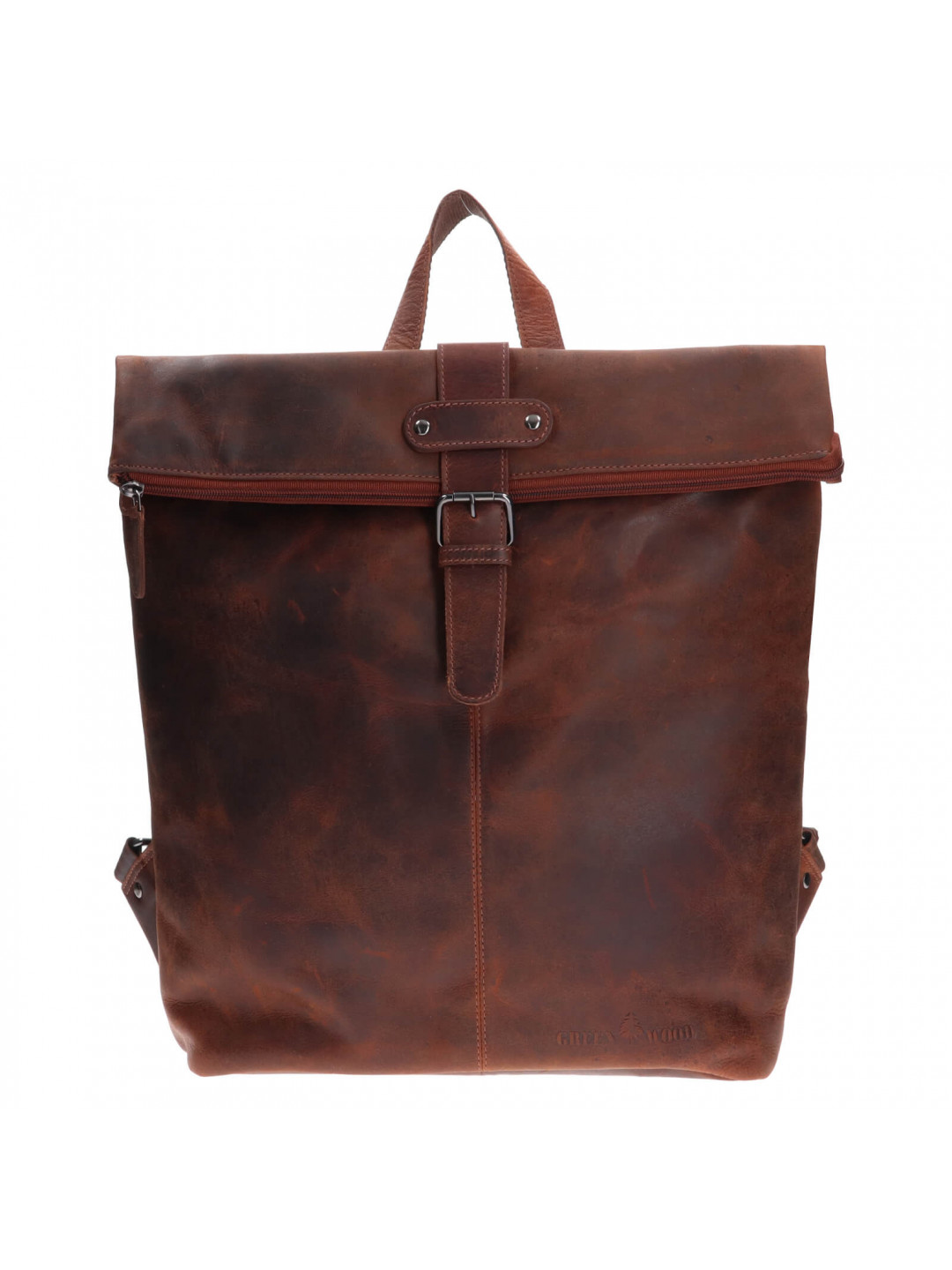 Kožený batoh Greenwood Sofia – koňak